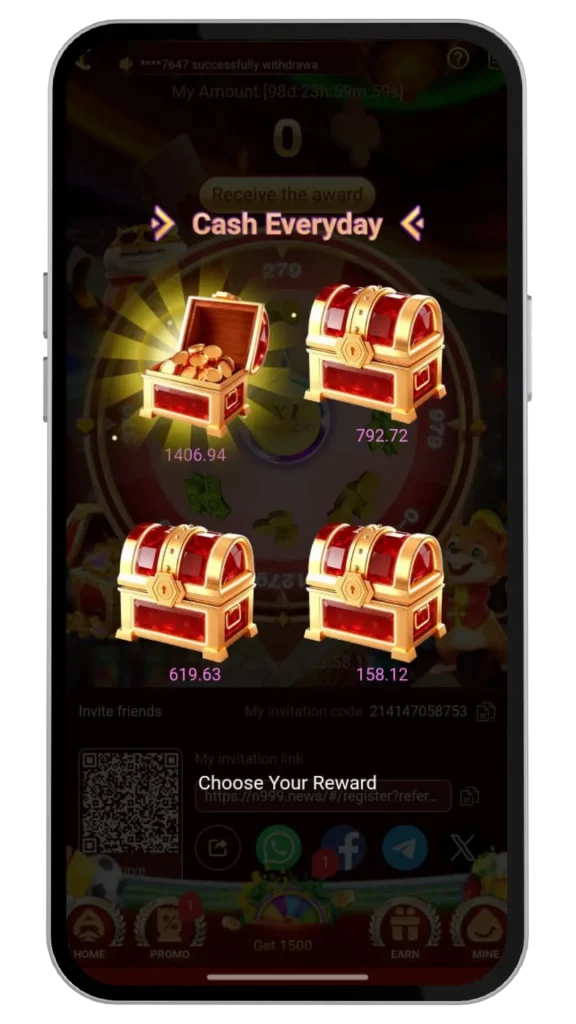 N999 Game daily rewards